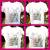 10τεμ  Τ-shirts 4χρωμία στη καρδιά και στη πλάτη